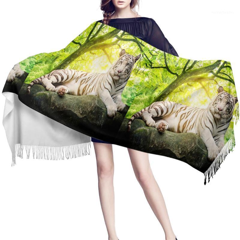 Scarves Women Cashmere Scarf Autumn Winter Hijab Wrap Green Forest Animal White Tiger Stone Print Shawls Headband Summer Ladies
Scarves Women Cashmere Scarf Autumn Winter Hijab Wrap Green Forest Animal White Tiger Stone Print Shawls Headband Summer Ladies