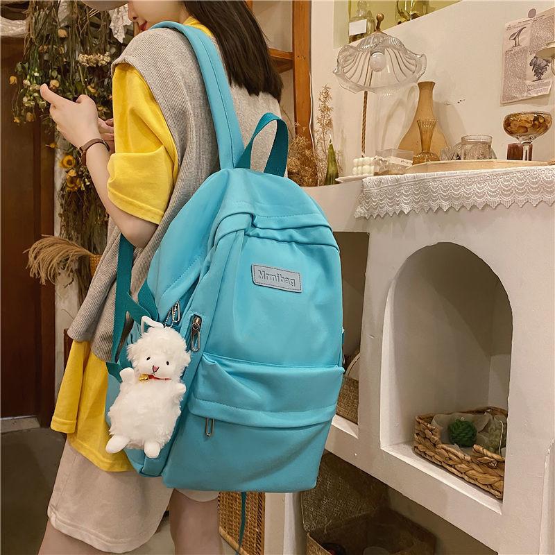 School Bags Teenage Girls Student Backpack Women Green Nylon Solid High Schoolbag Large
School Bags Teenage Girls Student Backpack Women Green Nylon Solid High Schoolbag Large
