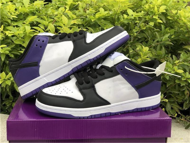 Newest Authentic Dunk SB Low Court Purple Skateboard Black Toe White Sneaker Men Women Outdoor Sports Shoes With Box Size 36-46
Newest Authentic Dunk SB Low Court Purple Skateboard Black Toe White Sneaker Men Women Outdoor Sports Shoes With Box Size 36-46