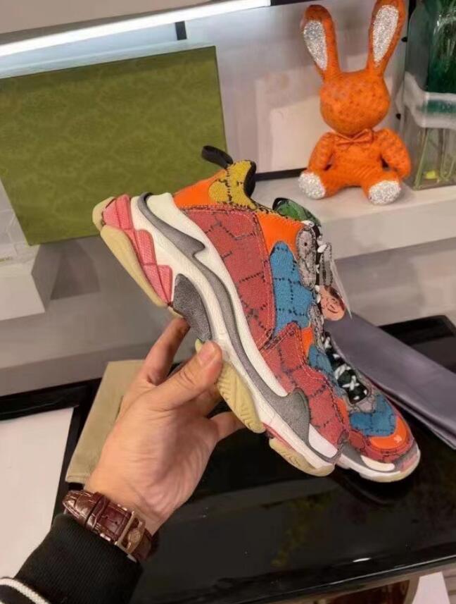 The Hacker Project Triple S sneakers brand shoes 100 Rhyton sneaker Designer luxury Women men shoes trainers Multicolor Casual shoe A1, Color 888
The Hacker Project Triple S sneakers brand shoes 100 Rhyton sneaker Designer luxury Women men shoes trainers Multicolor Casual shoe A1, Color 888