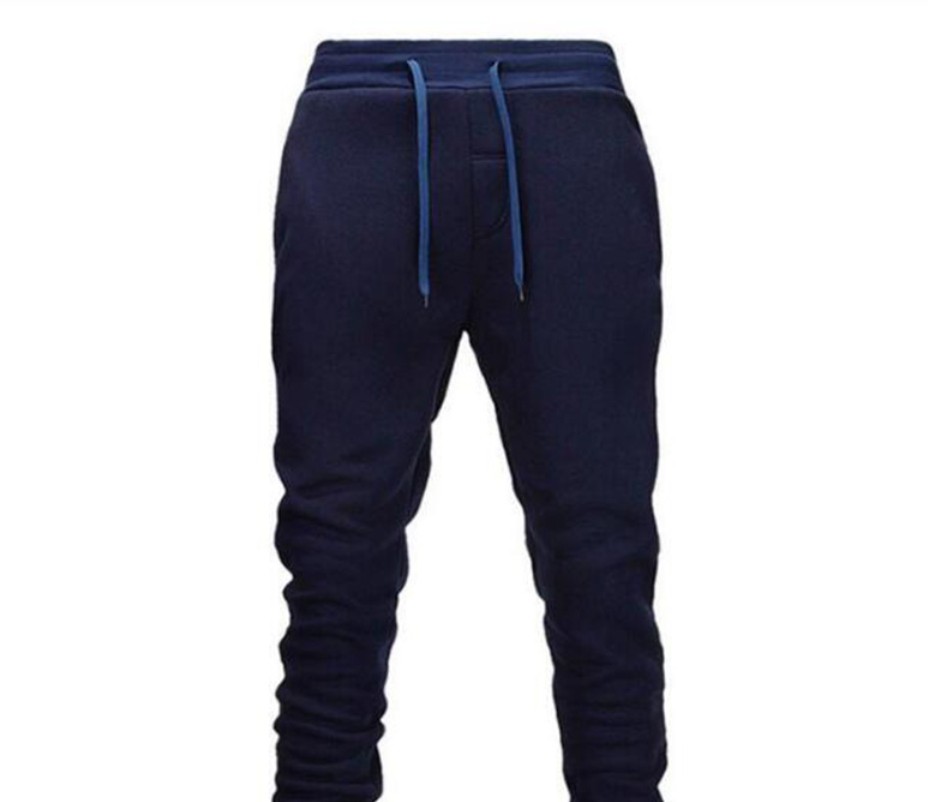 Plus Velvet Autumn Winter 2021 Men Joggers Fashion Pants Gray Sweatpants Casual Elastic Fitness Gyms Training Give XXXL