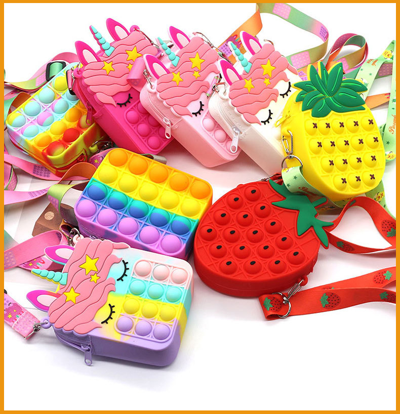 Finger Toy Fidget Bubble Coin Purse Pencil Case Messenger Bag Mobile Phone Wallet Bags Fashion Decompression Storage Toys
Finger Toy Fidget Bubble Coin Purse Pencil Case Messenger Bag Mobile Phone Wallet Bags Fashion Decompression Storage Toys