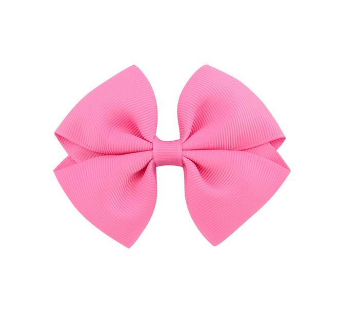 20 Colors Kids Girls Hair Accessories Fashion Popular Boutique Hair clips Grosgrain Ribbon Bows Clips Children Hairpins Barrettes