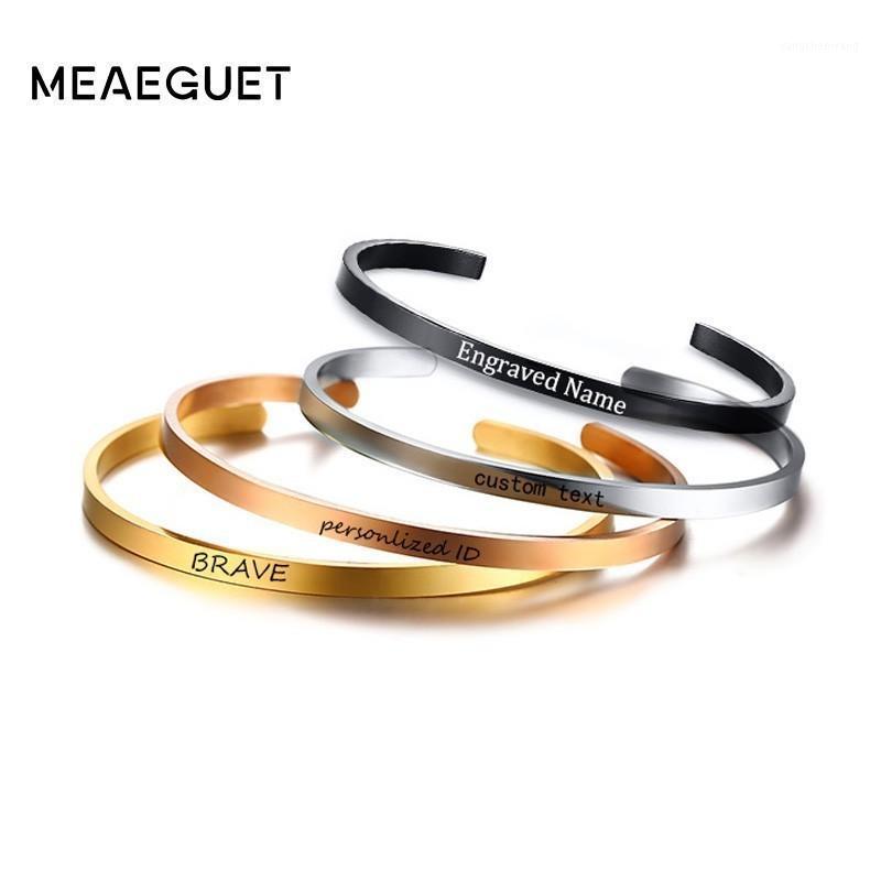 Personalized Open Bracelet Inside And Outside Engraved Name Text For Women Girls Accessories Bangle
Personalized Open Bracelet Inside And Outside Engraved Name Text For Women Girls Accessories Bangle