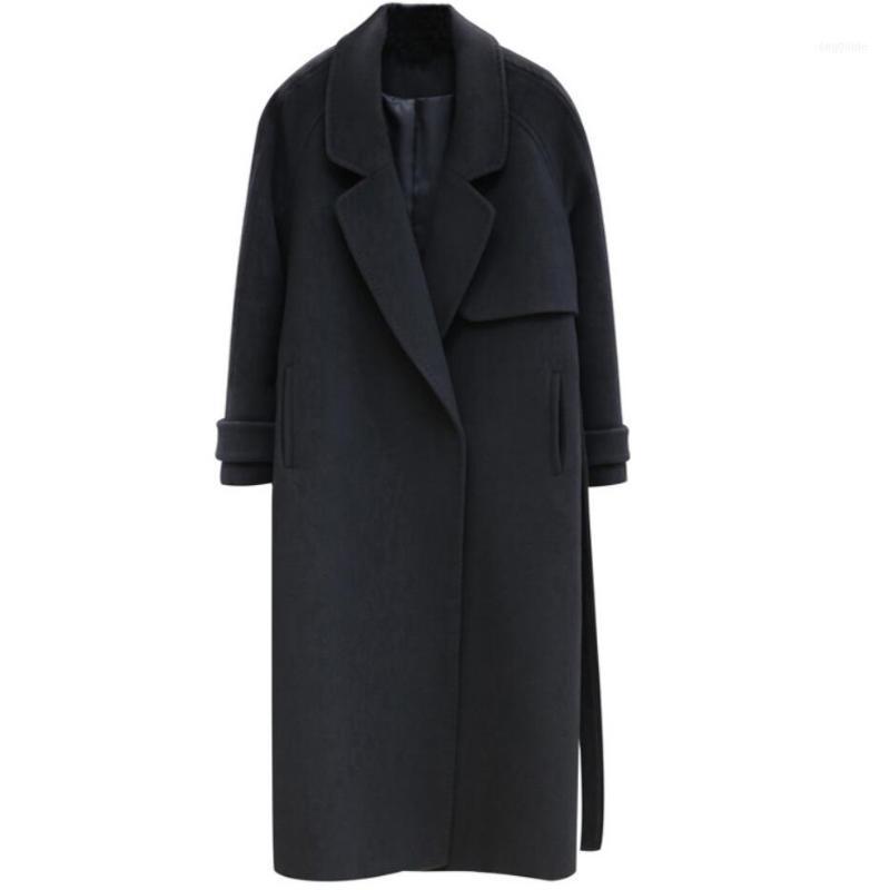Women' Wool & Blends Plus Size 4XL!autumn Winter Casual Black Belted Woolen Coat Women Loose Long Overcoat1
Women' Wool & Blends Plus Size 4XL!autumn Winter Casual Black Belted Woolen Coat Women Loose Long Overcoat1