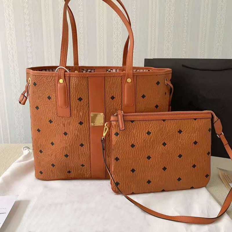 Designer Handbags Women Shoulder Bags High Quality Mletter Print Real Leather Tote Bag Lady Purse Large Handbag 2pcs/set Brown and Black
Designer Handbags Women Shoulder Bags High Quality Mletter Print Real Leather Tote Bag Lady Purse Large Handbag 2pcs/set Brown and Black