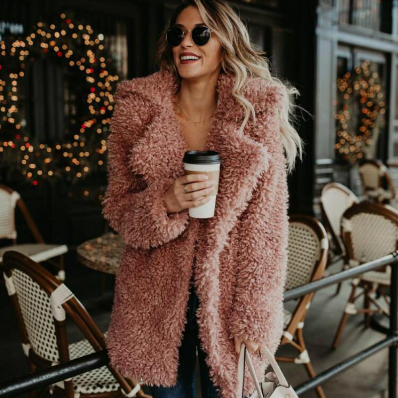 Women's Fur & Faux Winter Women High Quality Coat Luxury Long Loose Lapel OverCoat Thick Warm Plus Size Female Plush Coats, Black
Women's Fur & Faux Winter Women High Quality Coat Luxury Long Loose Lapel OverCoat Thick Warm Plus Size Female Plush Coats, Black