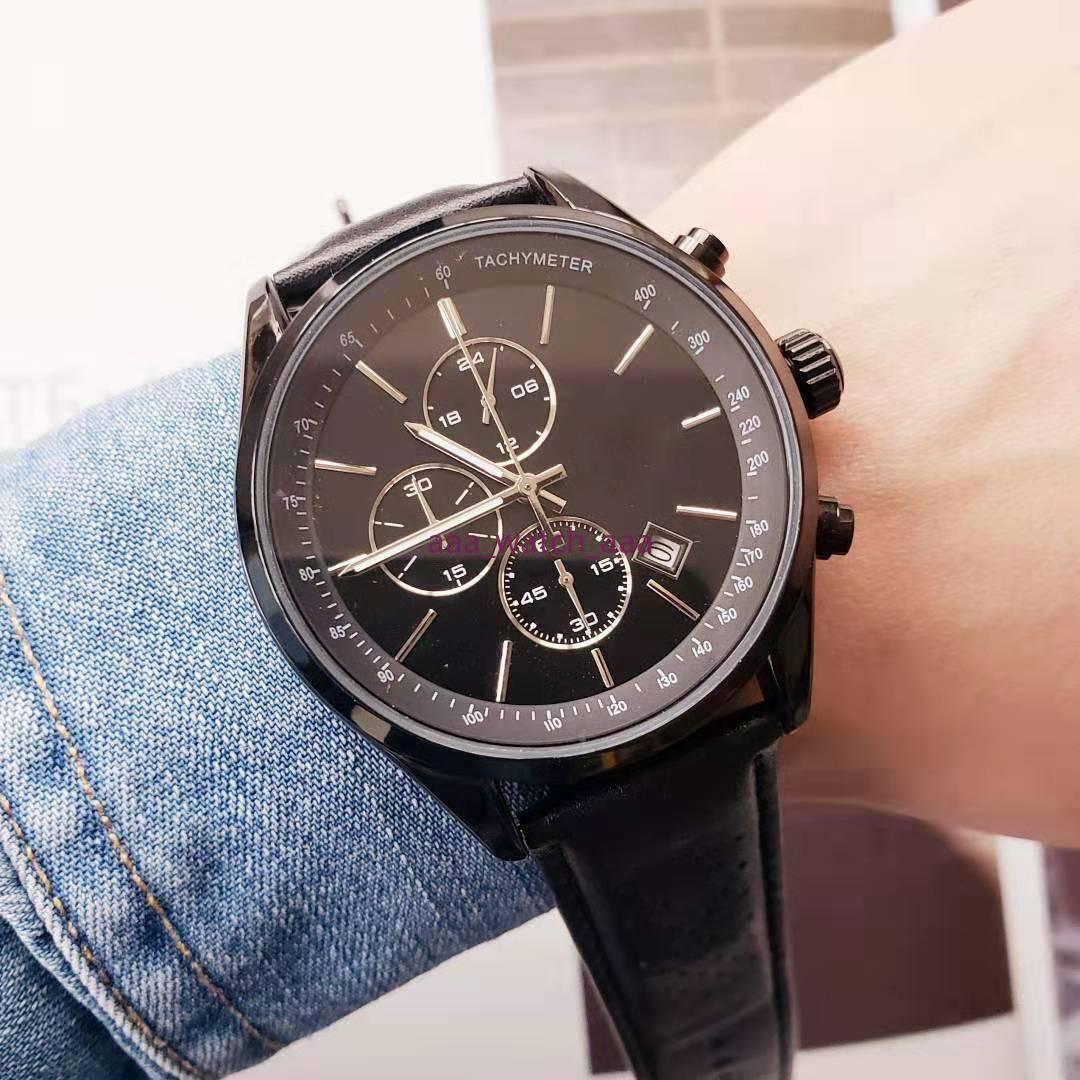 Luxury High Quality Watches for Men 44mm All Pointer Work Chronograph Quartz Watch Leather Boss Business Waterproof Designer Watches, Silver brown
Luxury High Quality Watches for Men 44mm All Pointer Work Chronograph Quartz Watch Leather Boss Business Waterproof Designer Watches, Silver brown