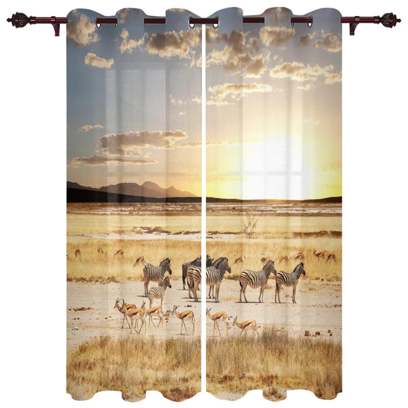 Luxury Modern Window Curtains Zebra Desert Dusk Bedroom Living Room Dining Decoration Translucent Beautiful Curtain & Drapes
Luxury Modern Window Curtains Zebra Desert Dusk Bedroom Living Room Dining Decoration Translucent Beautiful Curtain & Drapes