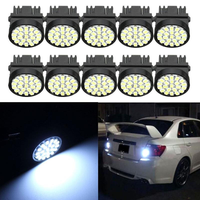 Emergency Lights 10pcs 12V 3157 3057 T25 22 SMD Car Brake Tail Stop Led Light Lamp Bulbs Automotive Tools Universal Accessories
Emergency Lights 10pcs 12V 3157 3057 T25 22 SMD Car Brake Tail Stop Led Light Lamp Bulbs Automotive Tools Universal Accessories