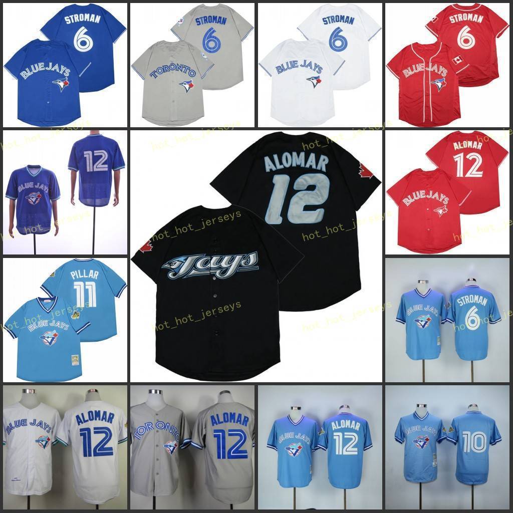Retired 6 Marcus Stroman Baseball Jersey 11 Kevin Pillar 12 Roberto Alomar Vintage Retro Cooperstown Mesh Stitched Pullover, Blue;black
Retired 6 Marcus Stroman Baseball Jersey 11 Kevin Pillar 12 Roberto Alomar Vintage Retro Cooperstown Mesh Stitched Pullover, Blue;black