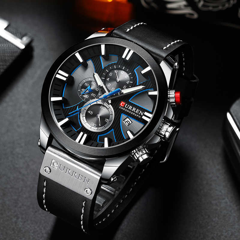 New CURREN Men Watches Fashion Quartz Wrist Watches Men's Military Waterproof Sports Watch Male Date Clock Relogio Masculino CX200803, Rose blue
New CURREN Men Watches Fashion Quartz Wrist Watches Men's Military Waterproof Sports Watch Male Date Clock Relogio Masculino CX200803, Rose blue