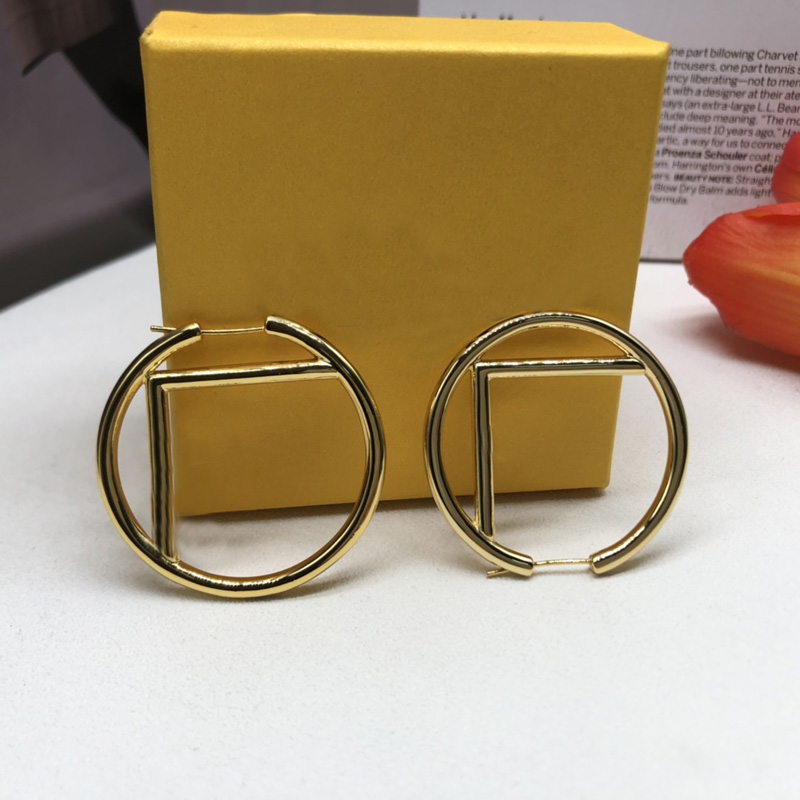 High quality gold and silver designer Earrings women round Dangle earrings