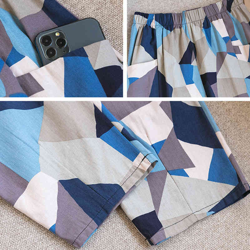 Womens Spring Summer Ankle-Length Pants Casual Cotton Linen Solid Elastic waist Harem Trousers Soft for Female ladys 210524