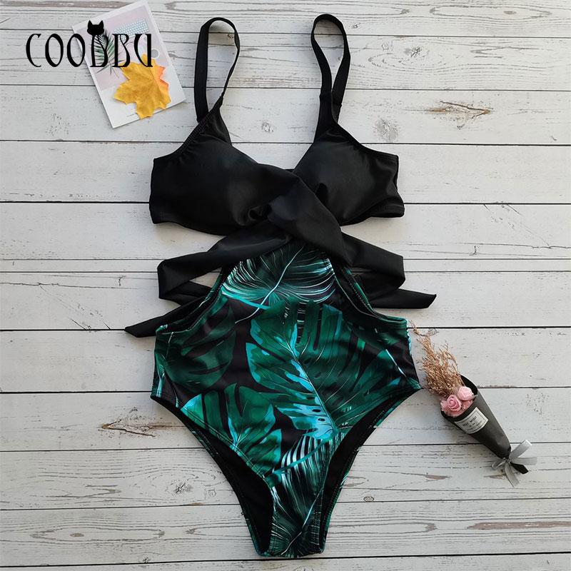 Leaf Print Swimsuit Women 2021 Sexy Bandage Swimwear Cut Out Bathing Suits Monokini Push Up One-Piece
Leaf Print Swimsuit Women 2021 Sexy Bandage Swimwear Cut Out Bathing Suits Monokini Push Up One-Piece