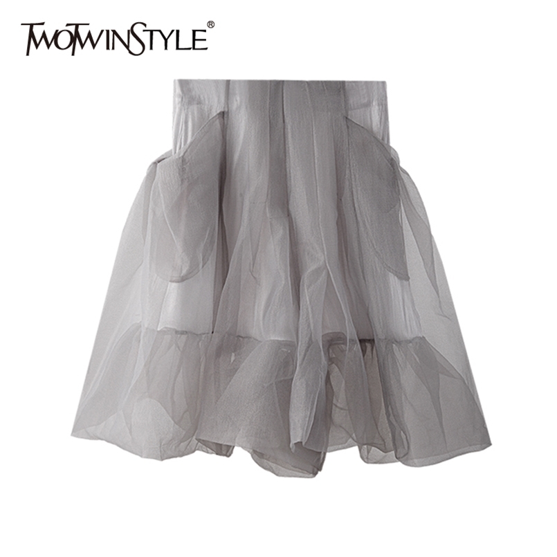 Korean Casual Gray Skirt For Women High Waist Minimalist A Line Mini Skirts Female Summer Fashion Clothing 210521
Korean Casual Gray Skirt For Women High Waist Minimalist A Line Mini Skirts Female Summer Fashion Clothing 210521
