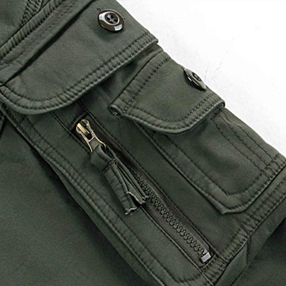Style Mens Winter Pants Thick Warm Cargo Pants Casual Fleece Pockets Fur Trouser Fashion Loose Baggy Joger Worker Male B0862 210518