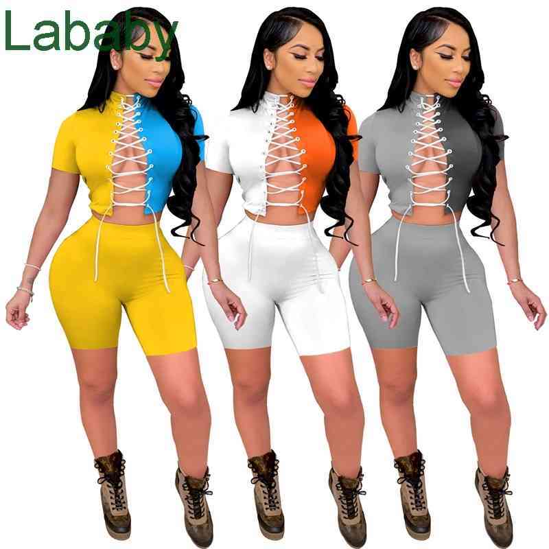 Designers Women Tracksuits Two Piece Suit Summer Contrast Short Sleeve Outfits High Elastic Fabric Sexy Clothes 2021, Yellow
Designers Women Tracksuits Two Piece Suit Summer Contrast Short Sleeve Outfits High Elastic Fabric Sexy Clothes 2021, Yellow