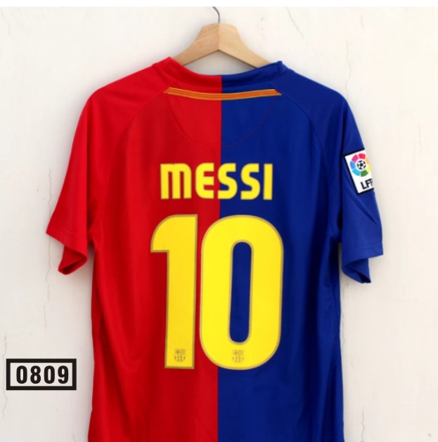 2008/09 Retro soccer jerseys, Messi No. 10, Yellow