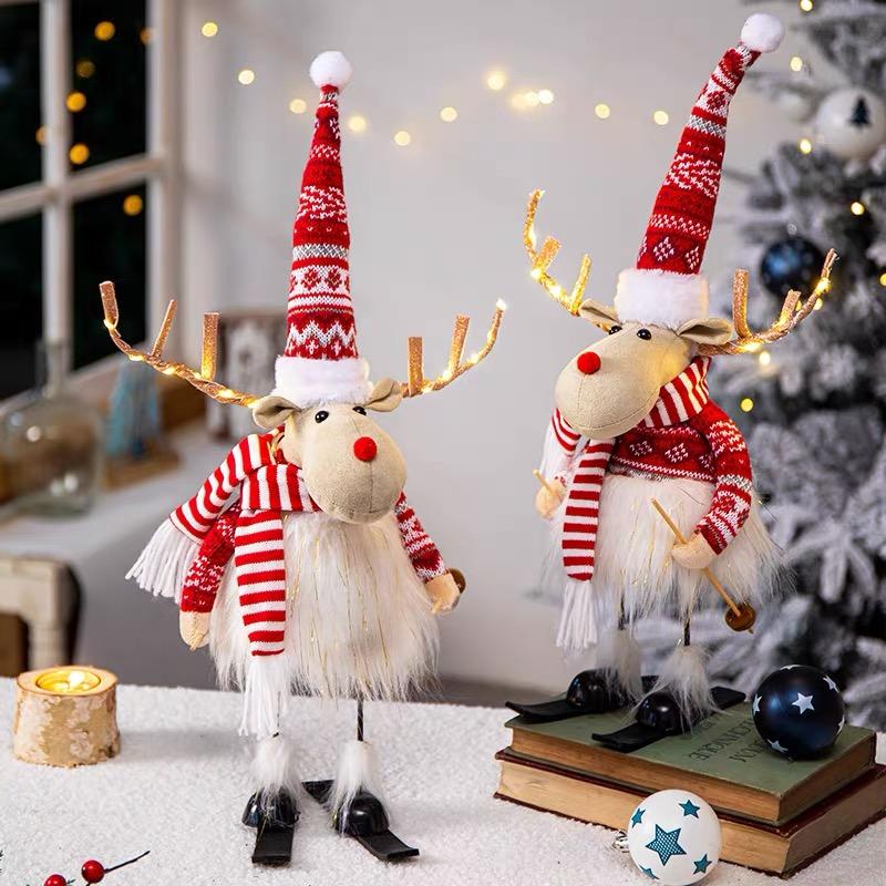 Christmas Decorations Large Reindeer Elk Doll With Led Lights Tree For Home 2022 Year Kids Decor Gifts
Christmas Decorations Large Reindeer Elk Doll With Led Lights Tree For Home 2022 Year Kids Decor Gifts