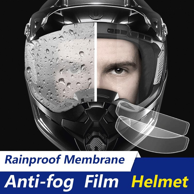 New 1pc Universal Motorcycle Helmet Anti-fog Film and Rain Film Durable Nano Coating Sticker Film Helmet Accessories от DHgate WW