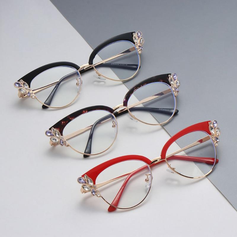 Sunglasses Frames Diamond Anti Glare Decoration Glasses Square Eyeglasses Computer Blue Light Blocking UV Filter
Sunglasses Frames Diamond Anti Glare Decoration Glasses Square Eyeglasses Computer Blue Light Blocking UV Filter