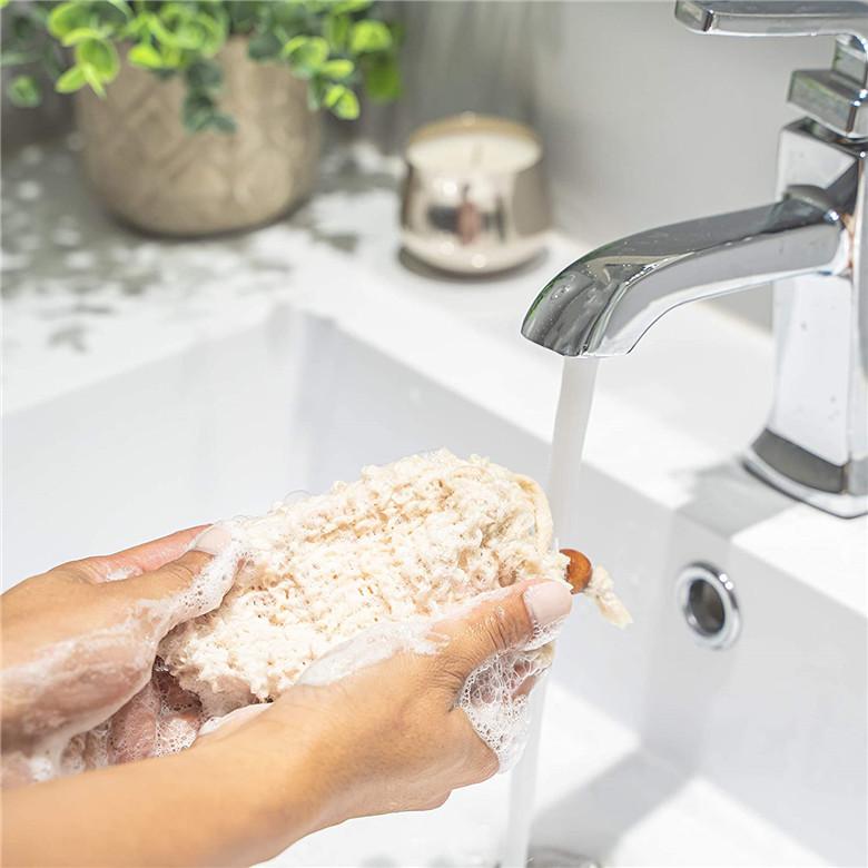 Exfoliating Bags- Natural Sisal Soap Saver Bag Pouch with Drawstring for Foaming, Drying Soaps, Exfoliation, Massage Shower Bath