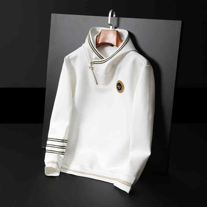 Light luxury sweater 2021 autumn casual little bee top personalized fashion men's long sved shirt, Black
Light luxury sweater 2021 autumn casual little bee top personalized fashion men's long sved shirt, Black