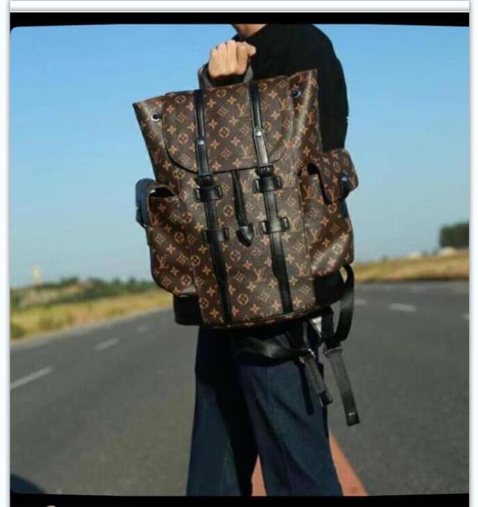 Bag 2021 style LV LOUIS bag VITTON Christopher High capacity backpack classic shoulder bags clutch handbag luxury crossbody tote, Red;black 
Bag 2021 style LV LOUIS bag VITTON Christopher High capacity backpack classic shoulder bags clutch handbag luxury crossbody tote, Red;black