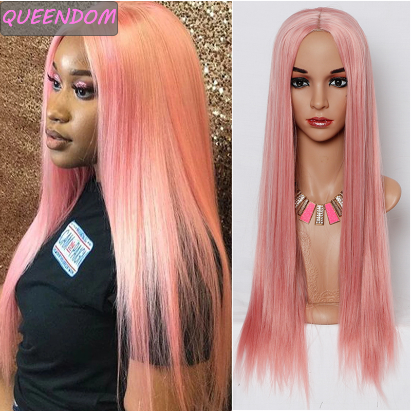 30 inch synthetic pink long straight hair wig middle part african american cosplay wig for women heat resistant false hair wigs, Black
30 inch synthetic pink long straight hair wig middle part african american cosplay wig for women heat resistant false hair wigs, Black