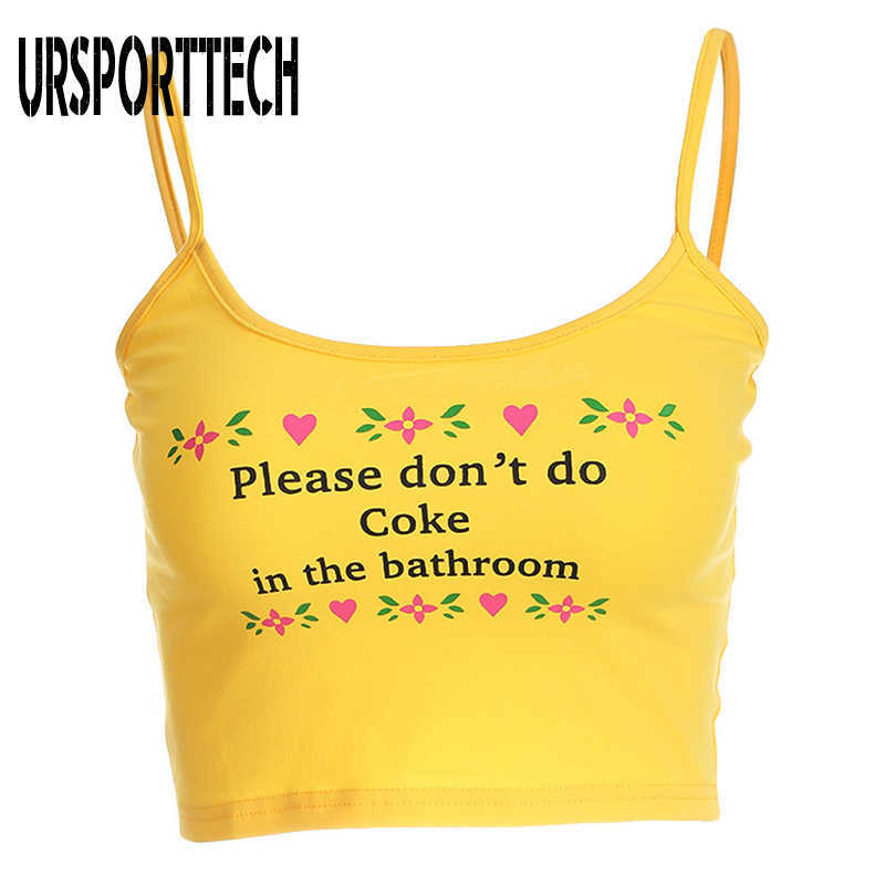 Summer Sexy Camis Women Vest V-neck Sleeveless Tank Top Women Casual Letter Sexy Short Crop Tops Camis Tees Tops For Women 210528