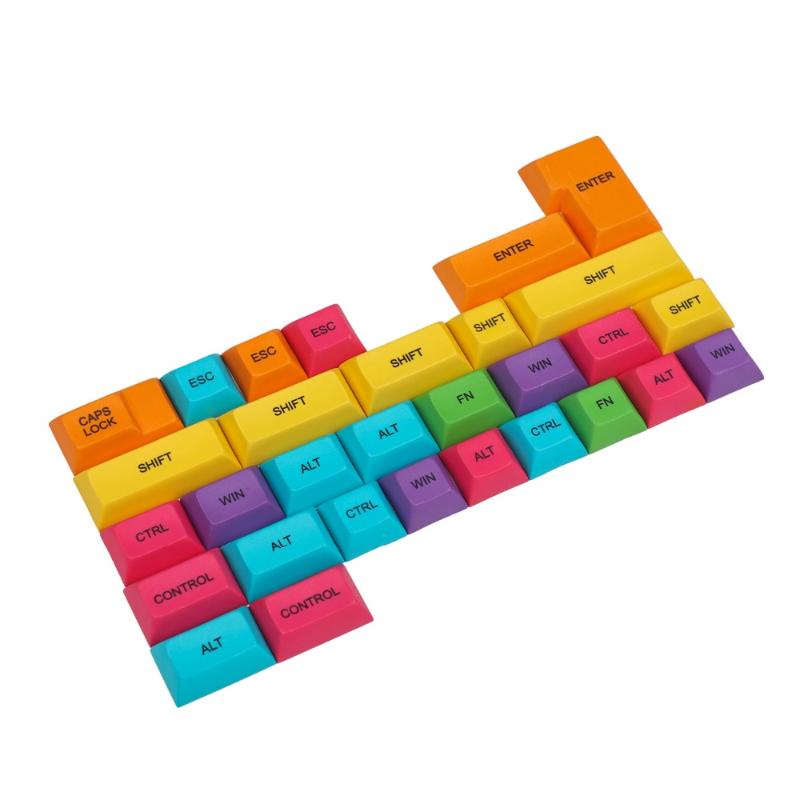 Keyboards DSA Profile PBT CMYK RGB White Modifiers 30 Keys Dye Sub Blank Keycaps For Cherry MX Mechanical Keyboard
Keyboards DSA Profile PBT CMYK RGB White Modifiers 30 Keys Dye Sub Blank Keycaps For Cherry MX Mechanical Keyboard