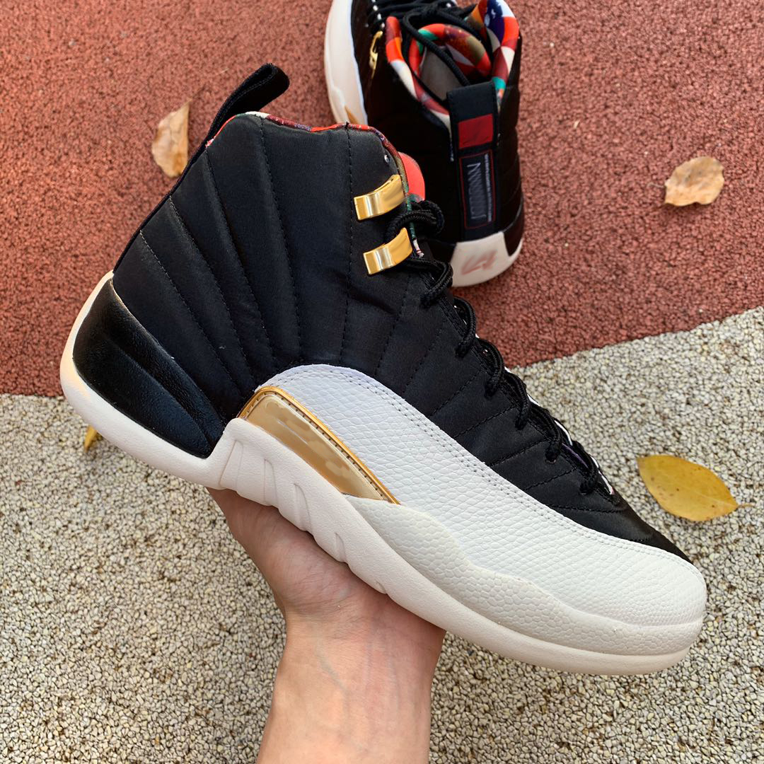 Jumpman 12 CNY High Mens Basketball Shoes 12s Black White Golden fashion sneakers, #1
Jumpman 12 CNY High Mens Basketball Shoes 12s Black White Golden fashion sneakers, #1