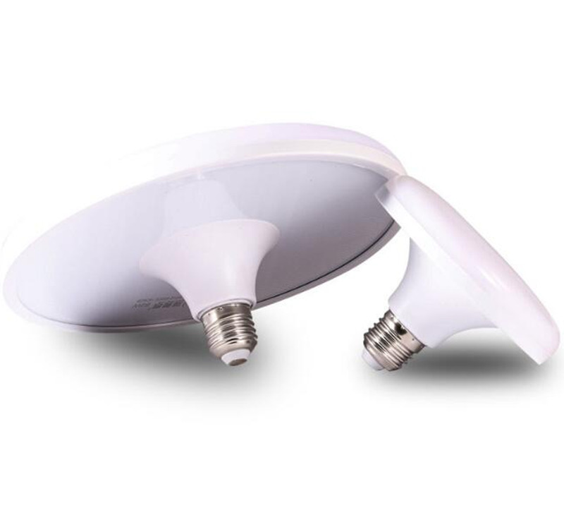 4PCS E27 UFO Led Bulb 220V Leds Light Bulbs High Power lamps 20W 30W 50W 60W Lights Bombilla Round Lamp for Home Lighting Cold White gold shell
