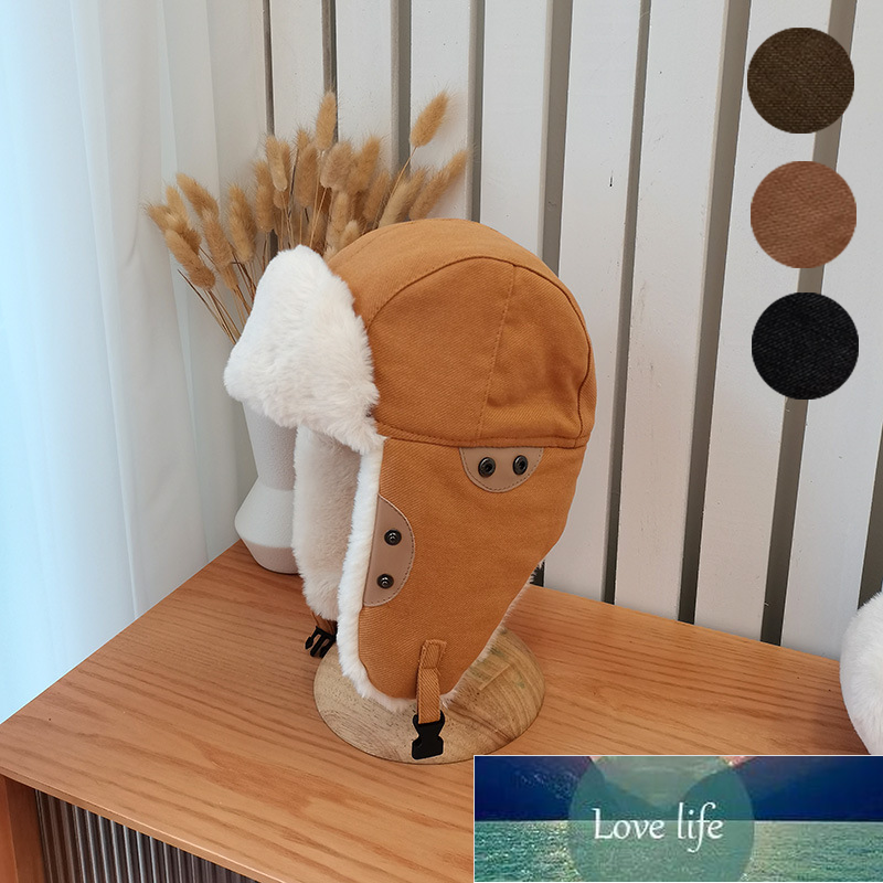 New Winter Earflap Bomber Hats Fur Ushanka Cap Thickened Warm Russian Hat Cycling Skiing Outdoor Windproof Wool Ear Flap Factory price expert design Quality Latest, As pic
