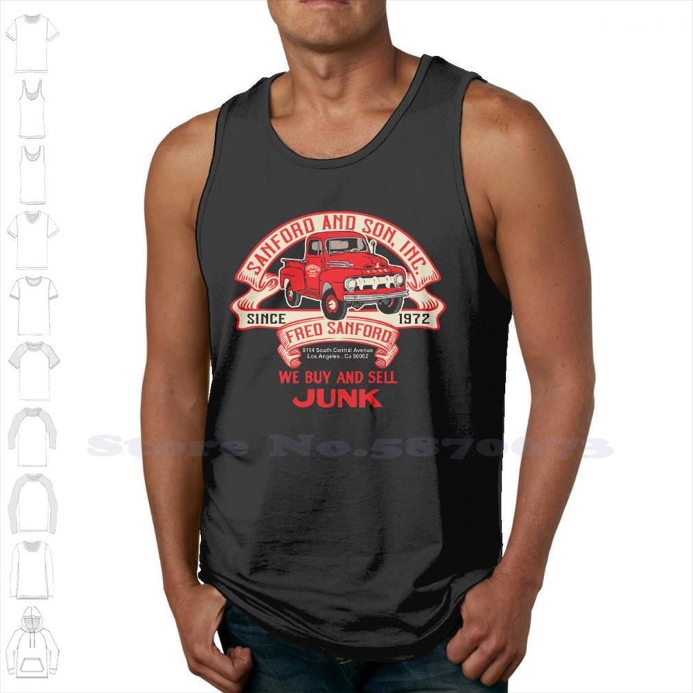 sanford amp son truck ribbon custom tank sleeveless vest 70s tv comedy show fred and we buy, White;black
sanford amp son truck ribbon custom tank sleeveless vest 70s tv comedy show fred and we buy, White;black
