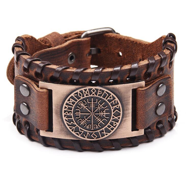 Bangle Cross-border Selling European And American Pirate Bracelet Retro Compass Men Wide Leather
Bangle Cross-border Selling European And American Pirate Bracelet Retro Compass Men Wide Leather