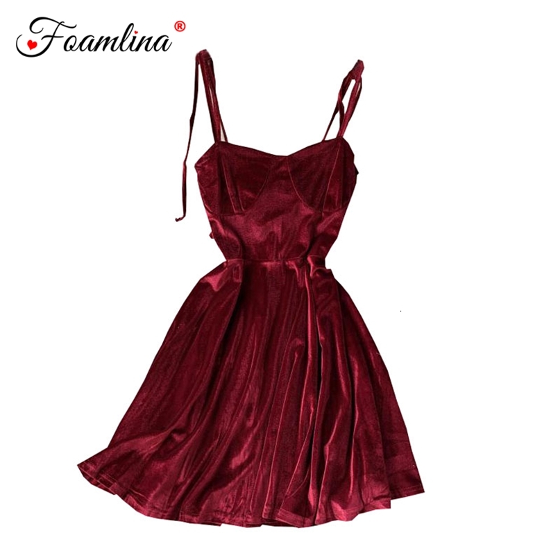 Velvet Dress Vintage Style Bowtie Spahgetti Strap Party Autumn Sexy Sleeveless A Line Mini Club 210603, Red
Velvet Dress Vintage Style Bowtie Spahgetti Strap Party Autumn Sexy Sleeveless A Line Mini Club 210603, Red