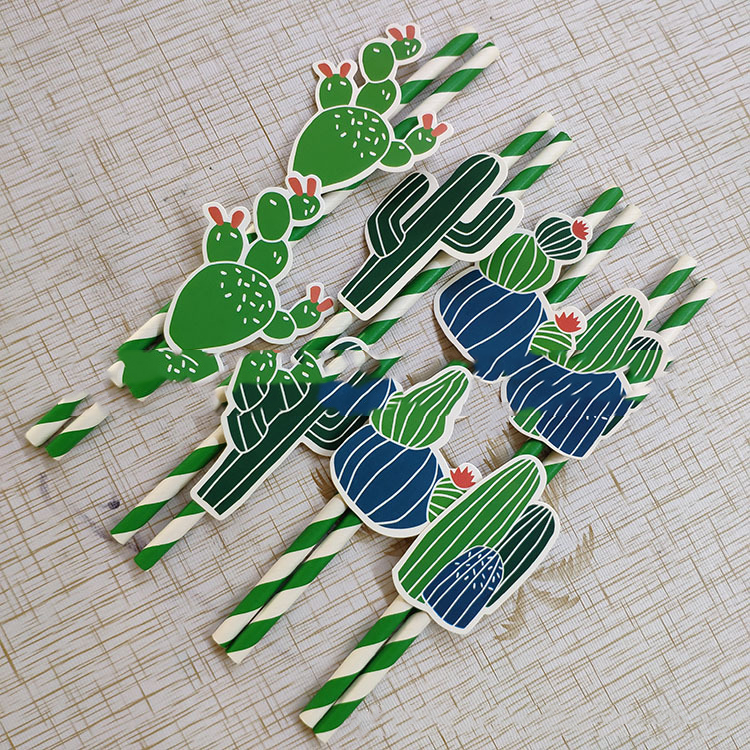 Biodegradable paper straws environmentally friendly color disposable DIY cactus juice straw birthday party wedding decoration supplies
Biodegradable paper straws environmentally friendly color disposable DIY cactus juice straw birthday party wedding decoration supplies