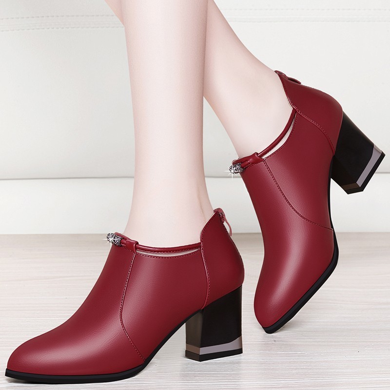 Dress Shoes Women Genuine Leather Pumps Square High Heel Black Casual Office Lady Sexy Party Pointed Toe I0174 JLXO, Black high heels
Dress Shoes Women Genuine Leather Pumps Square High Heel Black Casual Office Lady Sexy Party Pointed Toe I0174 JLXO, Black high heels