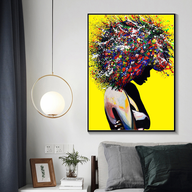 Colored Hair Woman Oil Painting On Canvas Posters and Prints Abstract Wall Art Graffiti Woman Pictures For Living Room Decor
Colored Hair Woman Oil Painting On Canvas Posters and Prints Abstract Wall Art Graffiti Woman Pictures For Living Room Decor