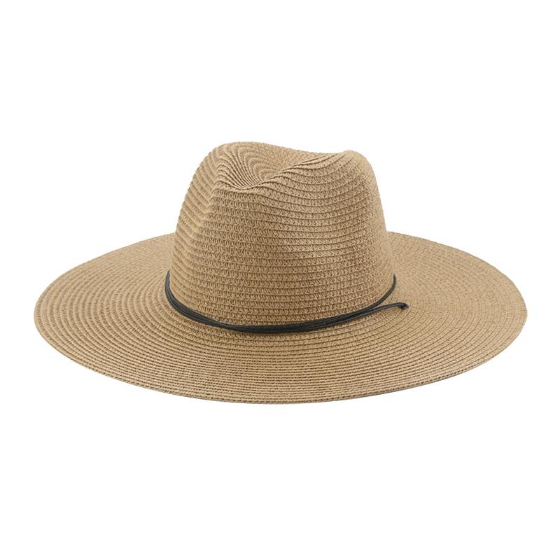 Wide Brim Hats Straw Sun Hat For Women Men Big 9cm Windproof Rope Casual Western Cowboy Panama Protection Gorros, Khaki
Wide Brim Hats Straw Sun Hat For Women Men Big 9cm Windproof Rope Casual Western Cowboy Panama Protection Gorros, Khaki