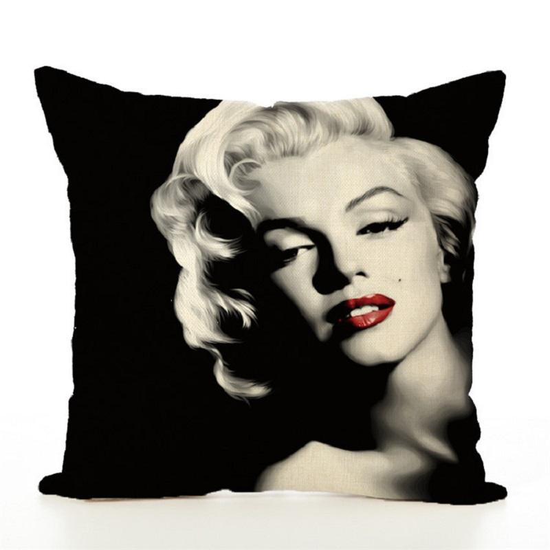 Black And White Retro Nostalgic Classic Star Monroe Hepburn Cats Beatls Pattern Cotton Hug Pillowcase Cover 45X45cm CE2066/o Cushion/Decorat
Black And White Retro Nostalgic Classic Star Monroe Hepburn Cats Beatls Pattern Cotton Hug Pillowcase Cover 45X45cm CE2066/o Cushion/Decorat