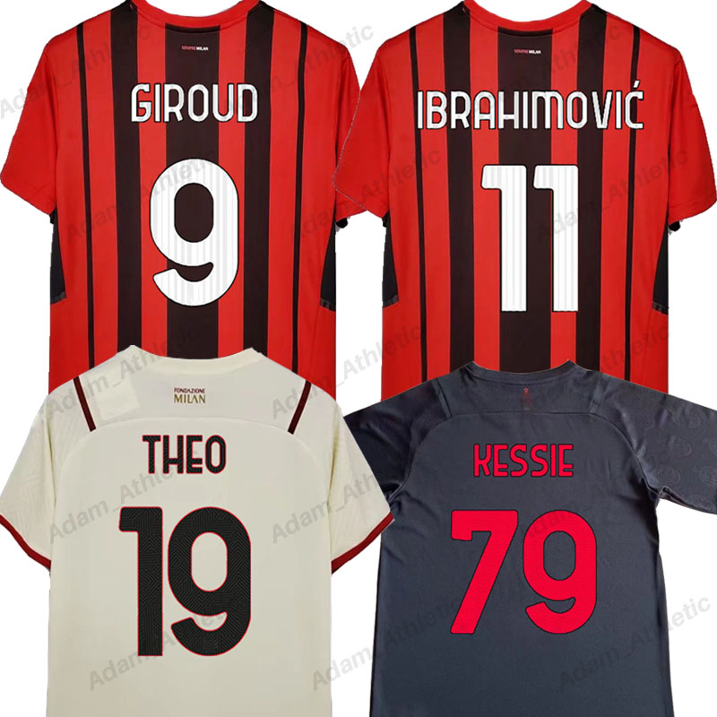 21 22 maglia Ac Milans IBRAHIMOVIC soccer jerseys 19 champions T-shirt GIROUD THEO KESSIE TONALI BENNACER A.REBIC BRAHIM football shirts player version men kids kit, 21-22 home
21 22 maglia Ac Milans IBRAHIMOVIC soccer jerseys 19 champions T-shirt GIROUD THEO KESSIE TONALI BENNACER A.REBIC BRAHIM football shirts player version men kids kit, 21-22 home