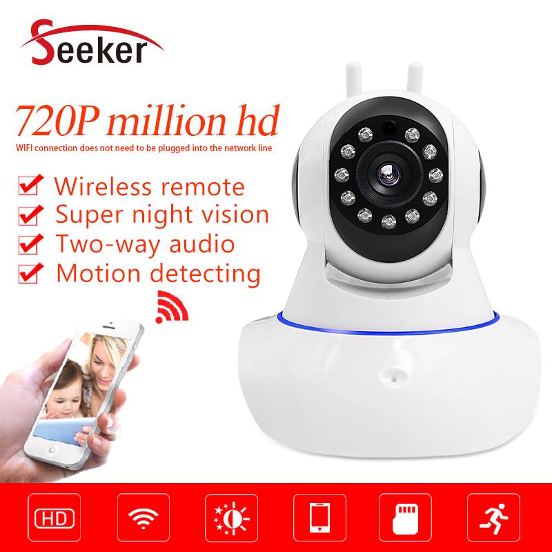 Cameras Seeker V380 App Home Security Camera HD Wireless 720P Pan Tilt Smart Wifi Audio Baby Monitor P2P Cloud
Cameras Seeker V380 App Home Security Camera HD Wireless 720P Pan Tilt Smart Wifi Audio Baby Monitor P2P Cloud