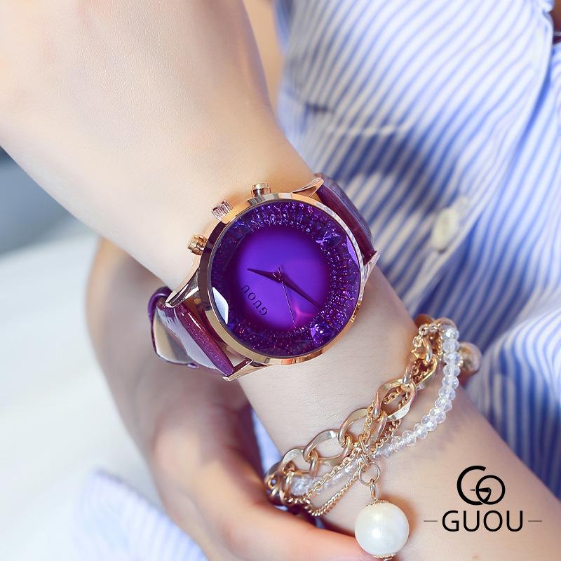 Wristwatches Big Dial Ladies Watch Women Rhinestone Leather Bracelet Wristwatch Fashion Watches Alloy Analog Quartz Montre Femme, Red
Wristwatches Big Dial Ladies Watch Women Rhinestone Leather Bracelet Wristwatch Fashion Watches Alloy Analog Quartz Montre Femme, Red