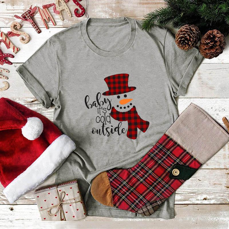 Women' T-Shirt Female Women Shirts Kawaii T Shirt Plus Size Cartoon Top 2021 Autumn Winter Tees Christmas, Gray
Women' T-Shirt Female Women Shirts Kawaii T Shirt Plus Size Cartoon Top 2021 Autumn Winter Tees Christmas, Gray