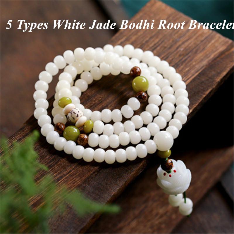 Beaded, Strands 5 Types108 Buddha Beads Hand String Lotus Ornaments Natural White Jade Bodhi Root Bracelet Unisex Jewelry Accessories Party
Beaded, Strands 5 Types108 Buddha Beads Hand String Lotus Ornaments Natural White Jade Bodhi Root Bracelet Unisex Jewelry Accessories Party
