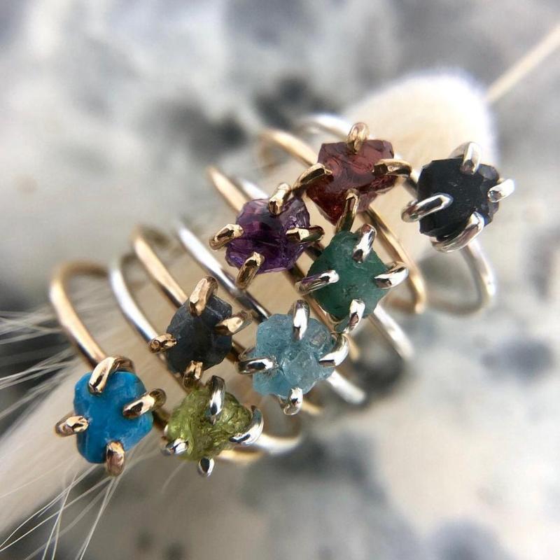 Earrings & Necklace Raw Beautiful Birthstone Rough Ring At Factory Price From Semi Precious Stone Jewelry Manufacturer Gemstone Silver Rings
Earrings & Necklace Raw Beautiful Birthstone Rough Ring At Factory Price From Semi Precious Stone Jewelry Manufacturer Gemstone Silver Rings