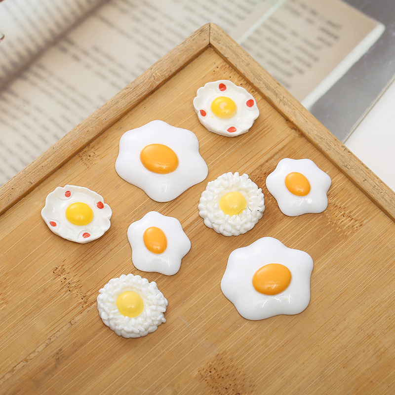 30PCS/lot White Egg Resin Components Fried Flatback Cabochons Food DIY Scrapbooking Dollhouse Miniature
30PCS/lot White Egg Resin Components Fried Flatback Cabochons Food DIY Scrapbooking Dollhouse Miniature